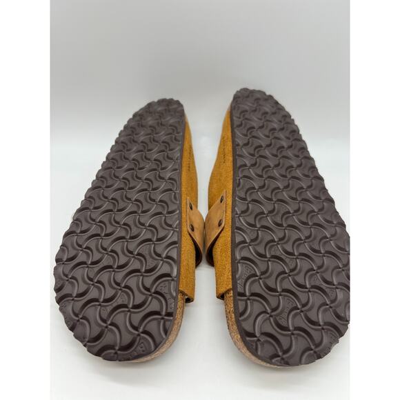 Birkenstock Kyoto Mink Nubuck Suede Leather Slides Men's Size 11 - Picture 13 of 16